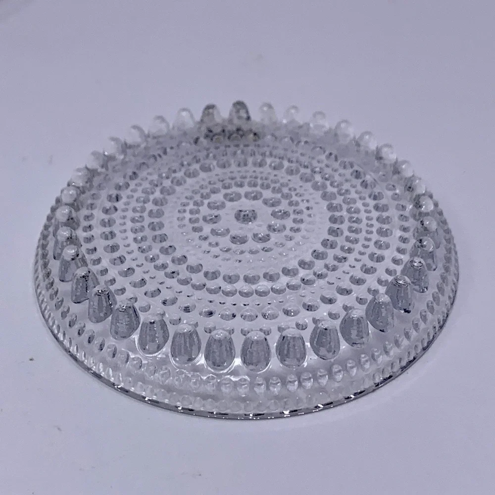 Set of 6 Arabia Finland Oiva Toikka Kastehelmi Dew Drop Glass Coasters Hobnail